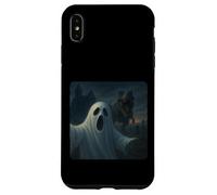 Ghost Selfie T-Rex Dinosaur Chase Funny Humor Case for iPhone XS Max