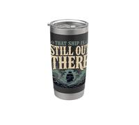Ghost Ship Haunted Ship Maritime Ghost Gift Stainless Steel Insulated Tumbler