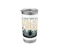 Ghost Ship Haunted Ship Maritime Ghost Gift Stainless Steel Insulated Tumbler