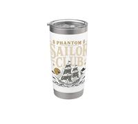 Ghost Ship Haunted Ship Maritime Ghost Gift Stainless Steel Insulated Tumbler