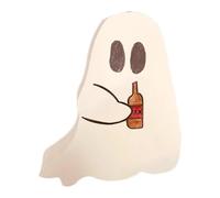 Ghost Signs - Halloween Decorations Wood, Cute Tiered Tray Display, Top Quality Craftsmanship, Versatile Party Accessory, Home Shelf Table Ornament, Small Indoor Theme Accent