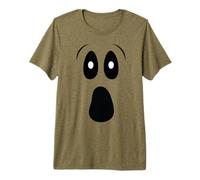 Ghost Silly Face Spooky Halloween Ghost Face Easy Costume Premium T-Shirt