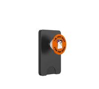 Ghost Sipping Beer from Beer Hat I'm Just Here for the Boos PopSockets PopWallet for MagSafe