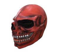 Ghost Skull Helmets - 11.7 In Full Face Skull Helmets | Latex Ghoost Riider | Safety Full Face Skeleton With Goggles Lens | Comfortable Motorcycle Head For Halloween Gathering, Cosplay, Bikers