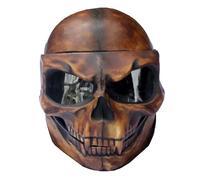 Ghost Skull Helmets - Full Face Skull Helmets | Latex Ghoost Riider | Safety Full Face Skeleton With Goggles Lens | Comfortable Motorcycle Head For Halloween Gathering, Cosplay, Bikers