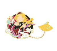 Ghost Slayers Badge Anime Figures Cool Brooch Pins Douma Nezuko Giyuu Shinobu Cosplay Bag Pins Decoration (1)