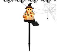 Ghost Solar Light Yard Stake Spooky Halloween Holiday Decoration