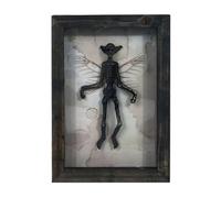 Ghost Specimen Photo Frame - Mysterious Mummy Specimen, Gothic Picture Frames Decor | Resin Mysterious Bat Specimen Photo Frame, Oddities Curiosities Taxidermy Animals for Wall Bedroom Living Room