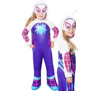 Ghost Spider Marvel Superhero Toddlers Fancy Dress Costume Official Age 2-6