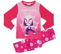 Ghost-Spider Spidey & Friends Spider-Man Girls Long Pyjama Set - 7-8 Years 128cm