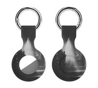 Ghost Spirit Specter Seance Spiritism Keychain Holder Case Compatible with AirTag Waterproof Silicone Shell Protective Case 1PCS