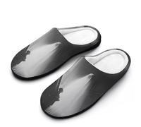 Ghost Spirit Specter Seance Spiritism Men's Cotton Slippers Closed Toe House Shoes Non-Slip Lightweight Slippers for Indoor Outdoor
