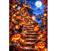 Ghost Stairway 1000 Piece Puzzle for Adults - Relaxing Hobby | Premium design with precise cutting and smooth handling, ideal for hobbies and home displays. Size: 20 X 30in (50 X 75cm)