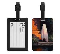 Ghost Standing on The Steps Luggage Tags Bag Travel Tag