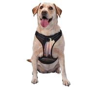 Ghost Standing On The Steps No Pull Dog Harness Adjustable Reflective Oxford Easy Control Medium Large Dog Harness