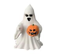 Ghost Statue | Small Ghost Figurines | Funny Ghost Tabletop Ornament | Ghost Desk Decor | Halloween Ghost Decorations Handmade Festive Twist Portable For Halloween Haunted House Table Decors