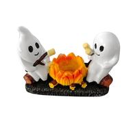 Ghost Statues, Whimsical Halloween Ghost Figures, Ghost Campfire Statue, Decoration for Mantle, Windowsill, Table & Scary Season