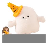 Ghost Stoffed Animal - Halloween White Ghost Cushion Stuffed Animal, Cartoon Decorative Ghosts Funny Stuffed Animals, Soft Cartoon Filled Cushion for Bed, Sofa, Car