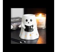 Ghost Stories Oil Burner With Reading Ghost Tiny Book