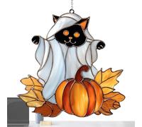 Ghost Sun Catcher,Ghost Dog Light Catcher Pendant | Funny Wall Art Pendant, Halloween Decoration for Greenhouses Windowsill Yard Walls Bedroom Balconies Garden