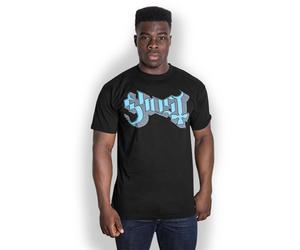 Ghost T-Shirt: Blue/Grey Keyline Logo OFFICIAL NEW
