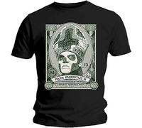 Ghost - T-Shirt # S Black Unisex # Papa Cash