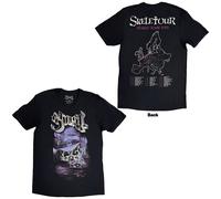 Ghost T-Shirt: Skeletour Admat '25 Tour Dates (Black) (Back Print) OFFICIAL NEW