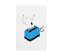 Ghost Toaster Canvas Poster Bedroom Decor Landscape Office Room Decor Gift 12x18inch(30x45cm)