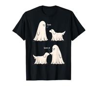 Ghost Touch The Dog Boo Boo-p Halloween T-Shirt