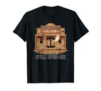 Ghost Town Saloon Est. 1849 Unique Nostalgic Theme Playful Value Graphic T-Shirt