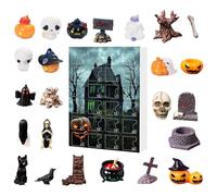 Ghost Toys Countdown Calendar | Spooky Pumpkin Halloween Calendar,Seasonal Decor for Dormitory Nursery School Offices Haunted House Fall Decoration Kids