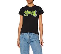 Green Keyline Logo Skinny Fit T Shirt Ghost Black L