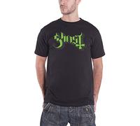 Ghost Men's Green/Grey Keyline Logo T-Shirt, Black, Small