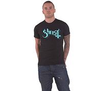 (S, Black) Ghost Blue Keyline T Shirt