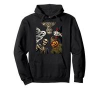 Ghost Vampire Zombie Skeleton Pumpkin Scarecrow Halloween Pullover Hoodie