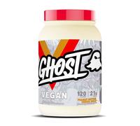 GHOST Vegan Protein 980g, 28 Servings, 20g of Protein, 120 Calories (Peanut Butter Cereal Milk)
