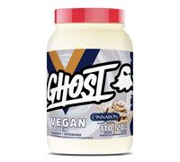 GHOST Vegan Protein Powder Cinnabon 2lb 20g of Protein PlantBased Pea Organic Pumpkin Protein Post Workout Nutritio
