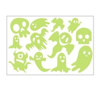 Ghost Wall Stickers Halloween Night Glow Self-Adhesive Decals
