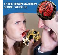 Ghost Whistle - Halloween Skull Head,Scary Brain Design Prank Warning Tool for Outdoor Adventure Hiking Nighttime Haunted House