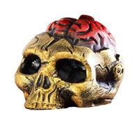 Ghost Whistle - Survival Whistle Resin Aztec-style With Scary Sound For Outdoor Fun And Haunted Events | Brain Design Prank Noise Maker Spooky Noise Toy For Camping, Camping