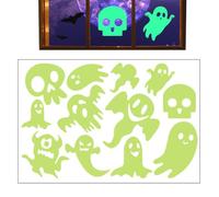Ghost Window Stickers Luminous Self Adhesive Halloween