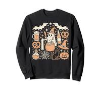 Ghost Witch Beer Pretzel Halloween Pumpkin Potion Beer Funny Sweatshirt