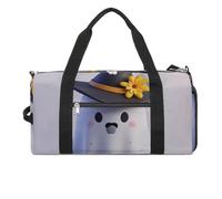 Ghost Witch Hat Gym Bag Sport Gym Tote Bag Lightweight Duffle Bag Carry On Weekender Bags for Women Men, white, One Size