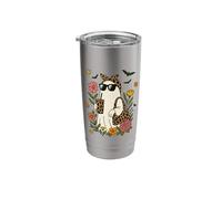 Ghost with Leopard Print Accessories Stainless Steel Insulated Tumbler
