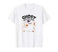 Ghost with The Most: Cute Halloween Spirit for Kids T-Shirt, Men, White, M