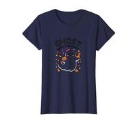 Ghost with The Most: Cute Halloween Spirit for Kids T-Shirt, Women, Navy, 3XL