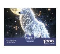 Ghost Wolf Moon Thick Cardboard Pieces Excellent for Training Memory, Concentration And Logical Thought Process 52x38cm/1000pcs