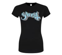 Ghost Women's Keyline Logo Skinny T-Shirt in Black | Size: Medium Ghost Black M