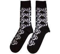 Ghost Repeat Logo Pattern Womens Ankle Socks