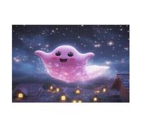 Ghost Wooden Jigsaw Puzzles 1000 Piece Puzzle For Adults. Challenging To Complete But Fun And Humorous Jigsaws (75×50cm)